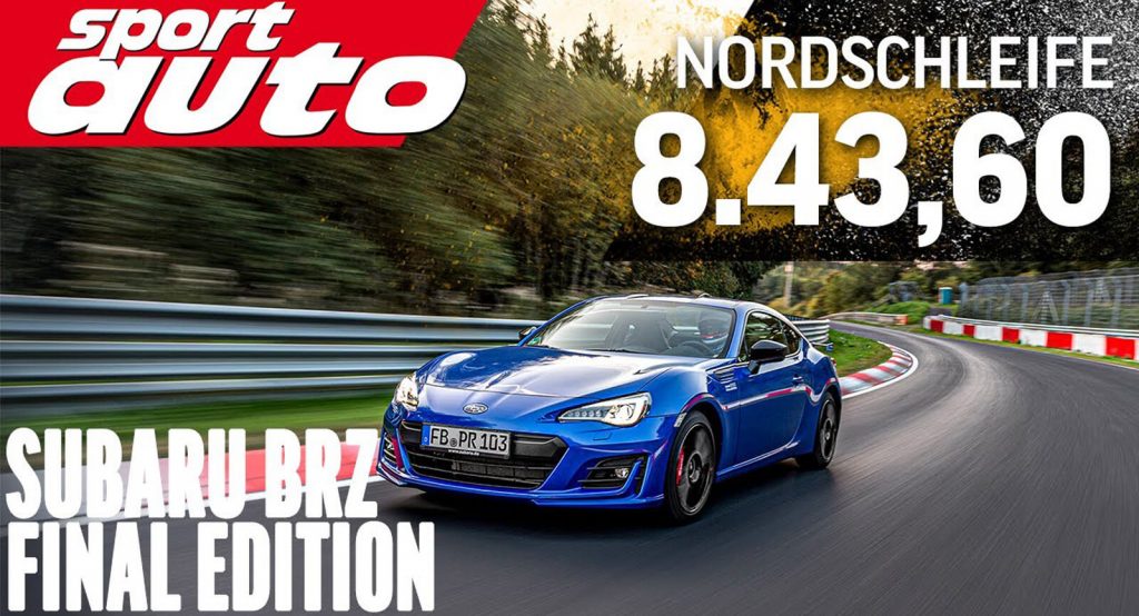  Take A Seat In The Subaru BRZ Final Edition For A Hot Lap Of The Nurburgring