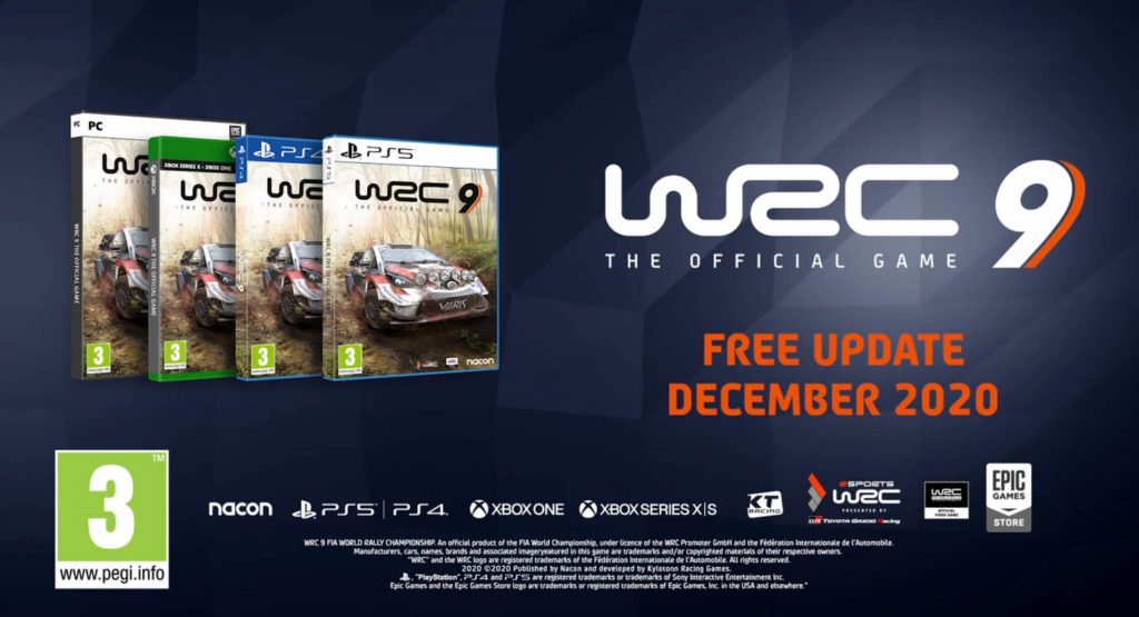 WRC 9 December Update To Include The Toyota GR Yaris Rally Concept