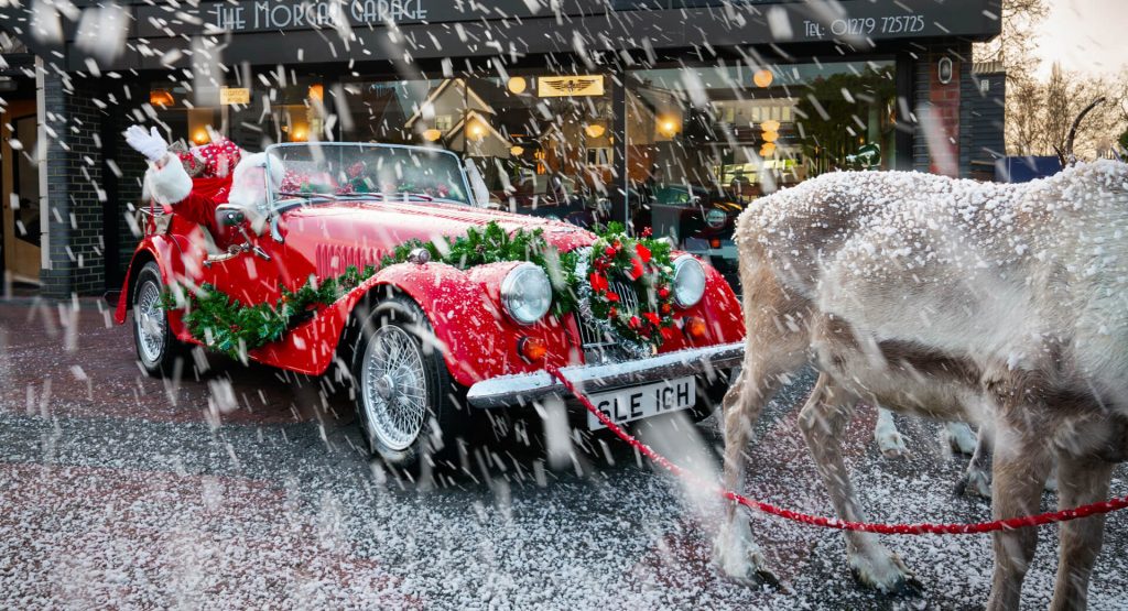  Santa’s Sleigh Is A 1990 Morgan 4/4 And He’s Looking To Sell It