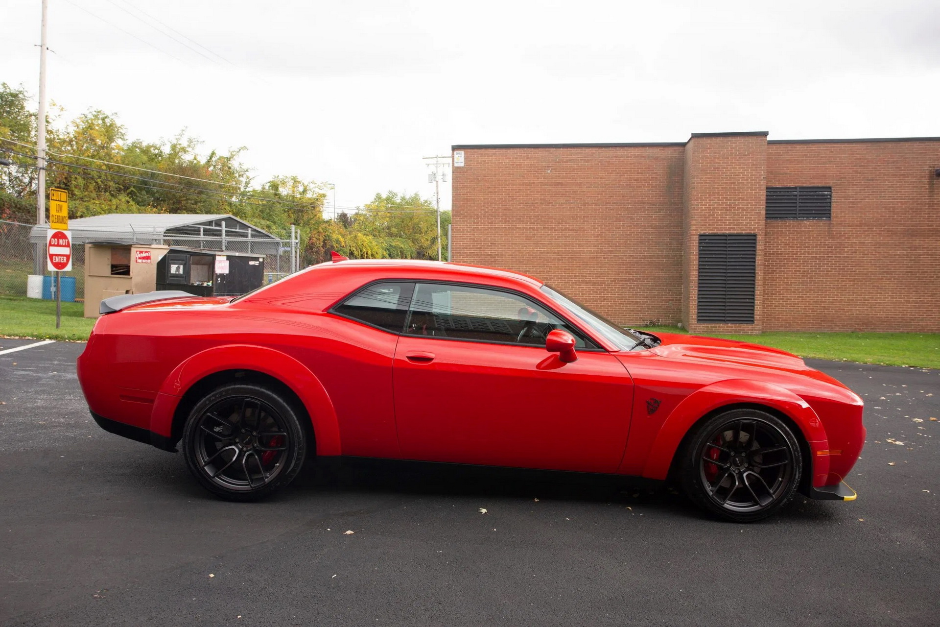 Low Mileage Dodge Challenger Demon Has Already Possessed Someone To Bid Way Over Sticker Price