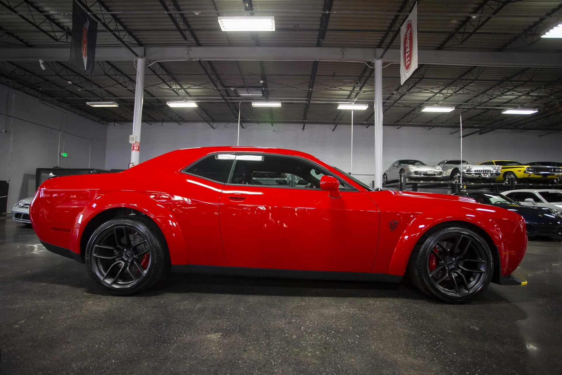 Low Mileage Dodge Challenger Demon Has Already Possessed Someone To Bid Way Over Sticker Price