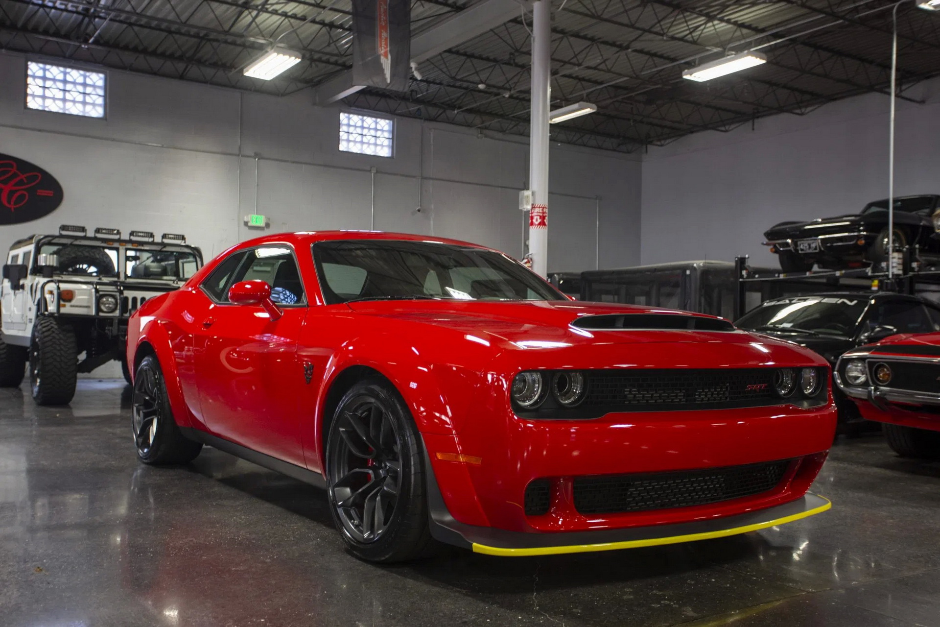 Low Mileage Dodge Challenger Demon Has Already Possessed Someone To Bid Way Over Sticker Price
