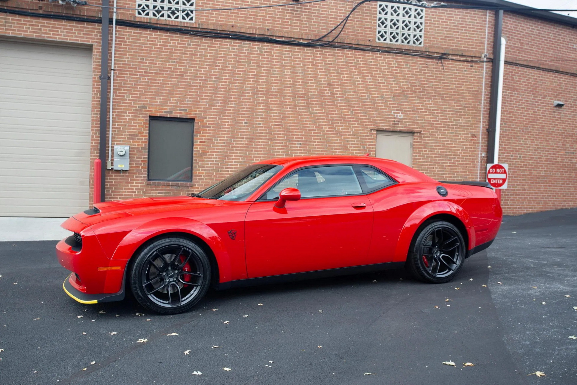 Low Mileage Dodge Challenger Demon Has Already Possessed Someone To Bid Way Over Sticker Price