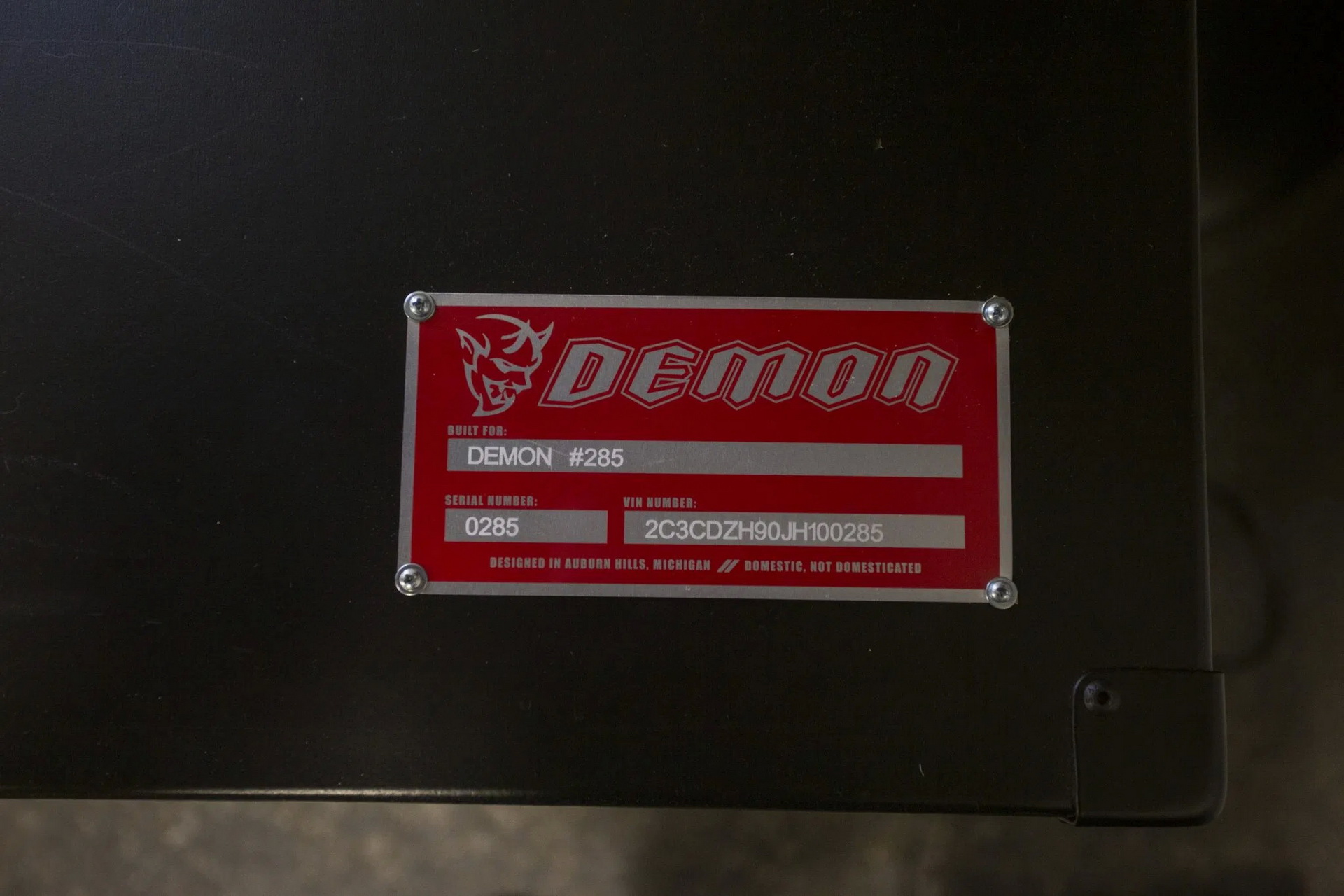 Low Mileage Dodge Challenger Demon Has Already Possessed Someone To Bid Way Over Sticker Price