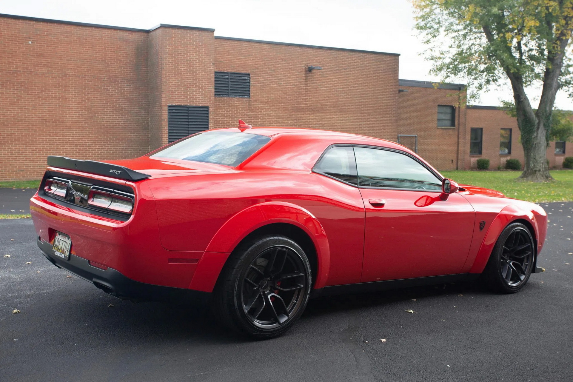 Low Mileage Dodge Challenger Demon Has Already Possessed Someone To Bid Way Over Sticker Price