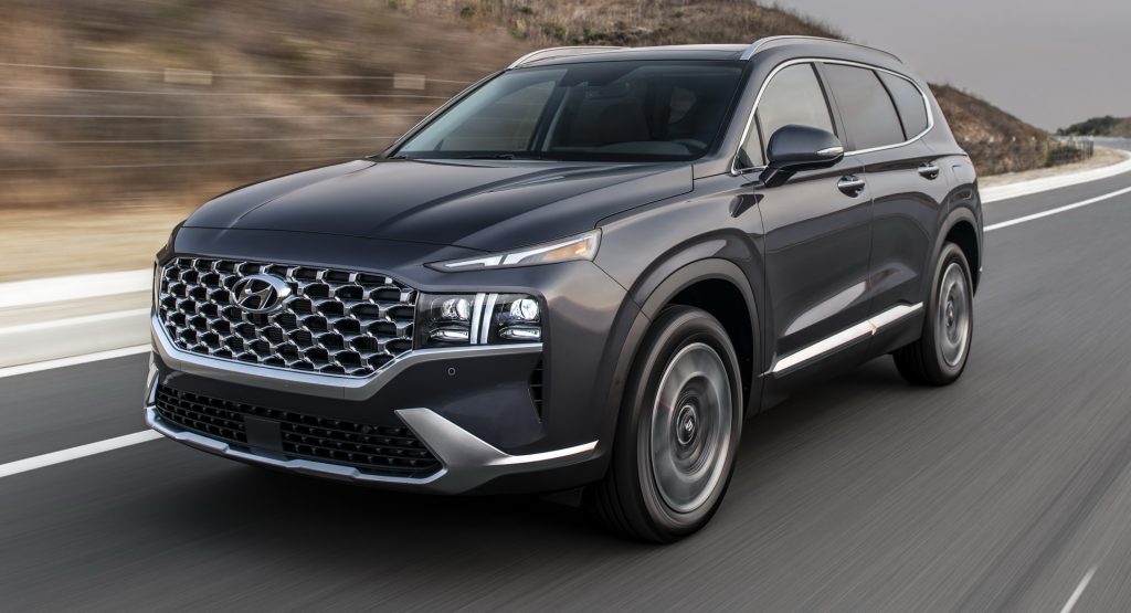  Hyundai Drops Pricing On Facelifted 2021 Santa Fe, Starts From $28,025