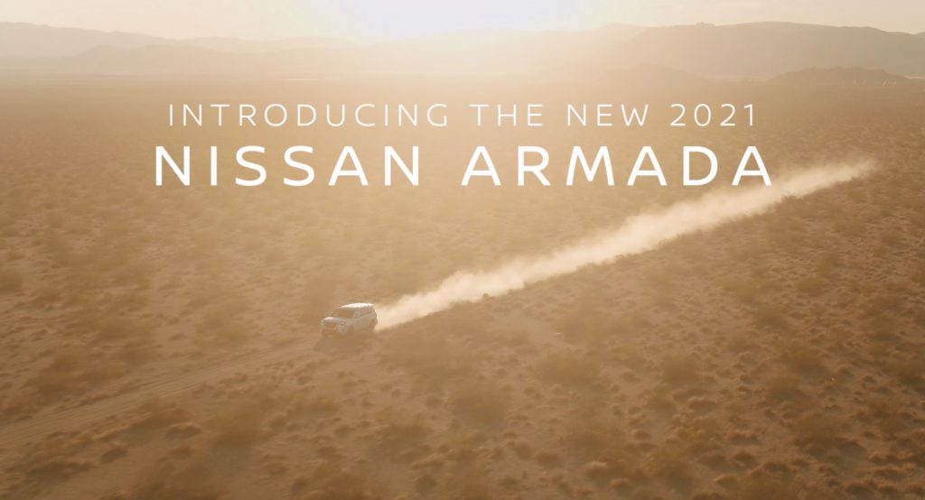 2021 Nissan Armada Teased On Video Ahead Of December 8 Debut