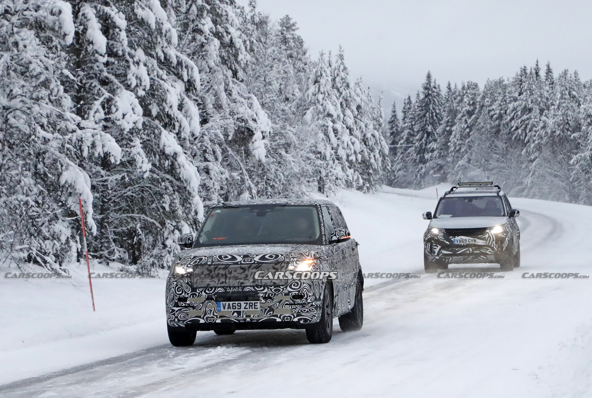 Next-Gen 2022 Range Rover Caught Winter Testing