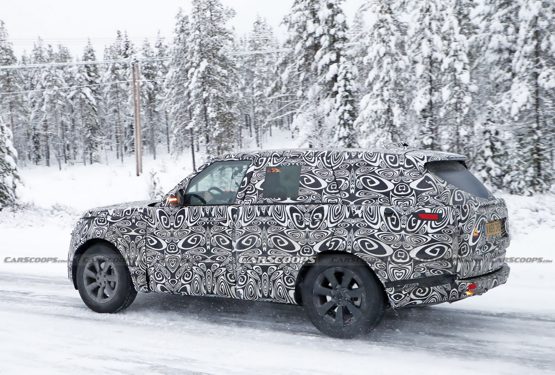 Next-Gen 2022 Range Rover Caught Winter Testing