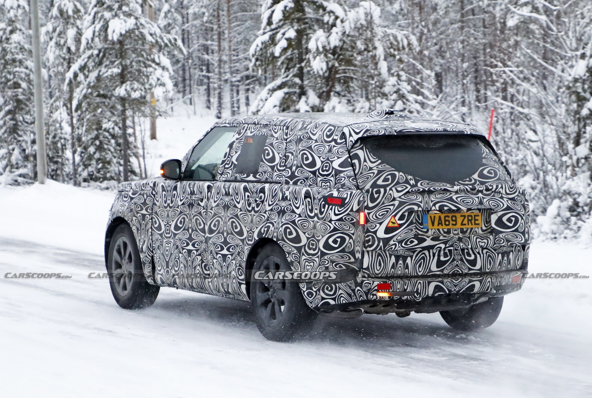 Next-Gen 2022 Range Rover Caught Winter Testing