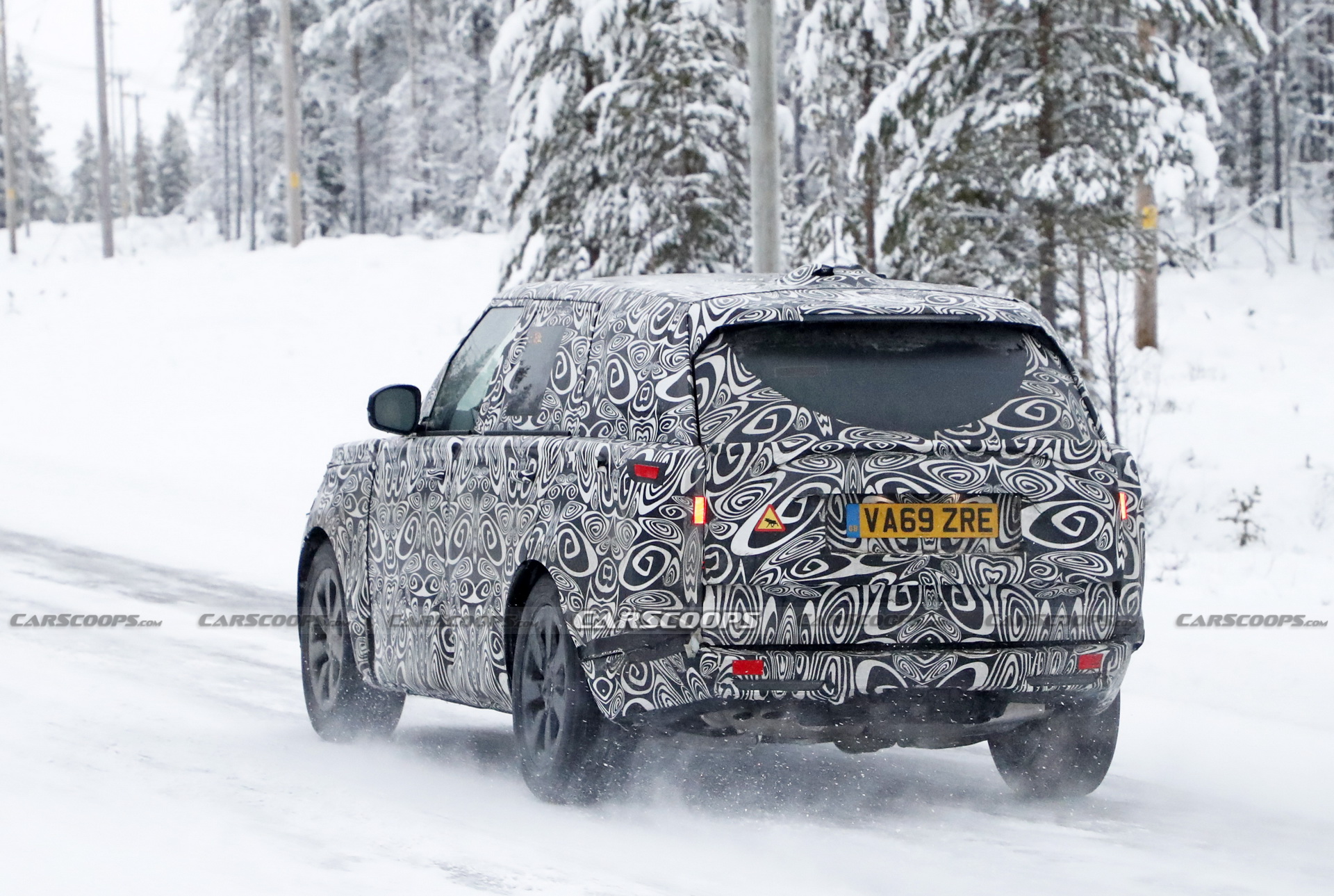 Next-Gen 2022 Range Rover Caught Winter Testing