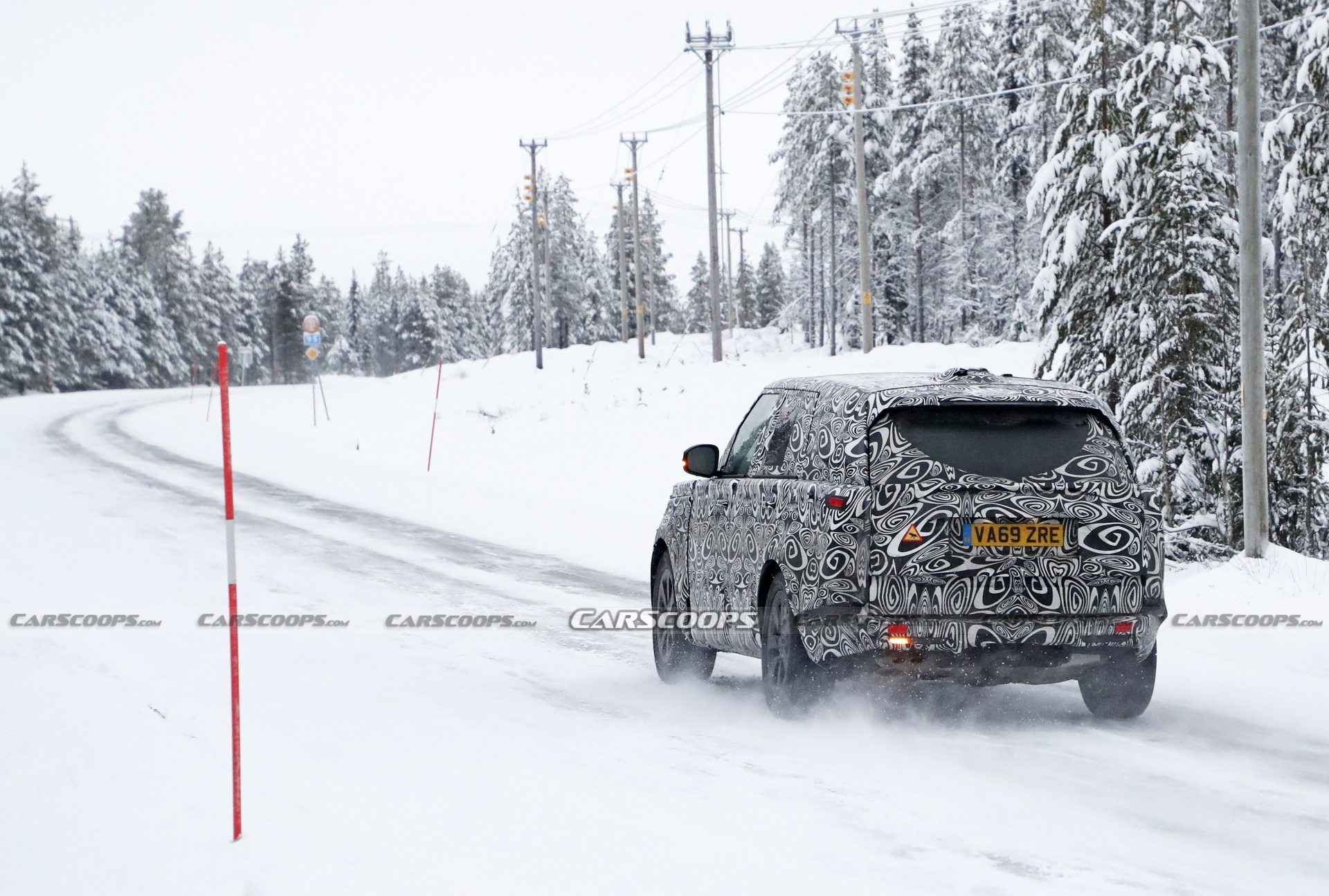 Next-Gen 2022 Range Rover Caught Winter Testing