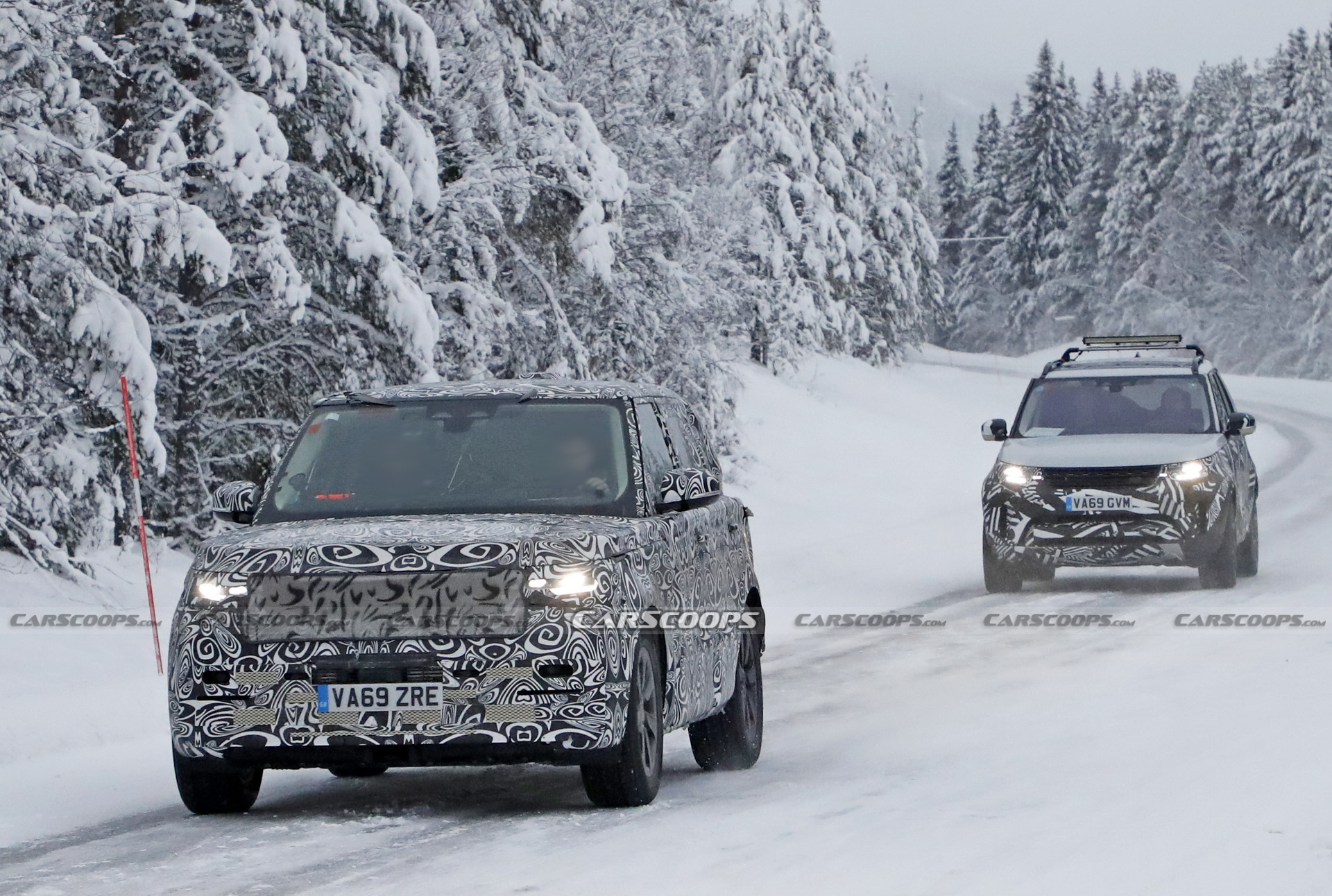 Next-Gen 2022 Range Rover Caught Winter Testing