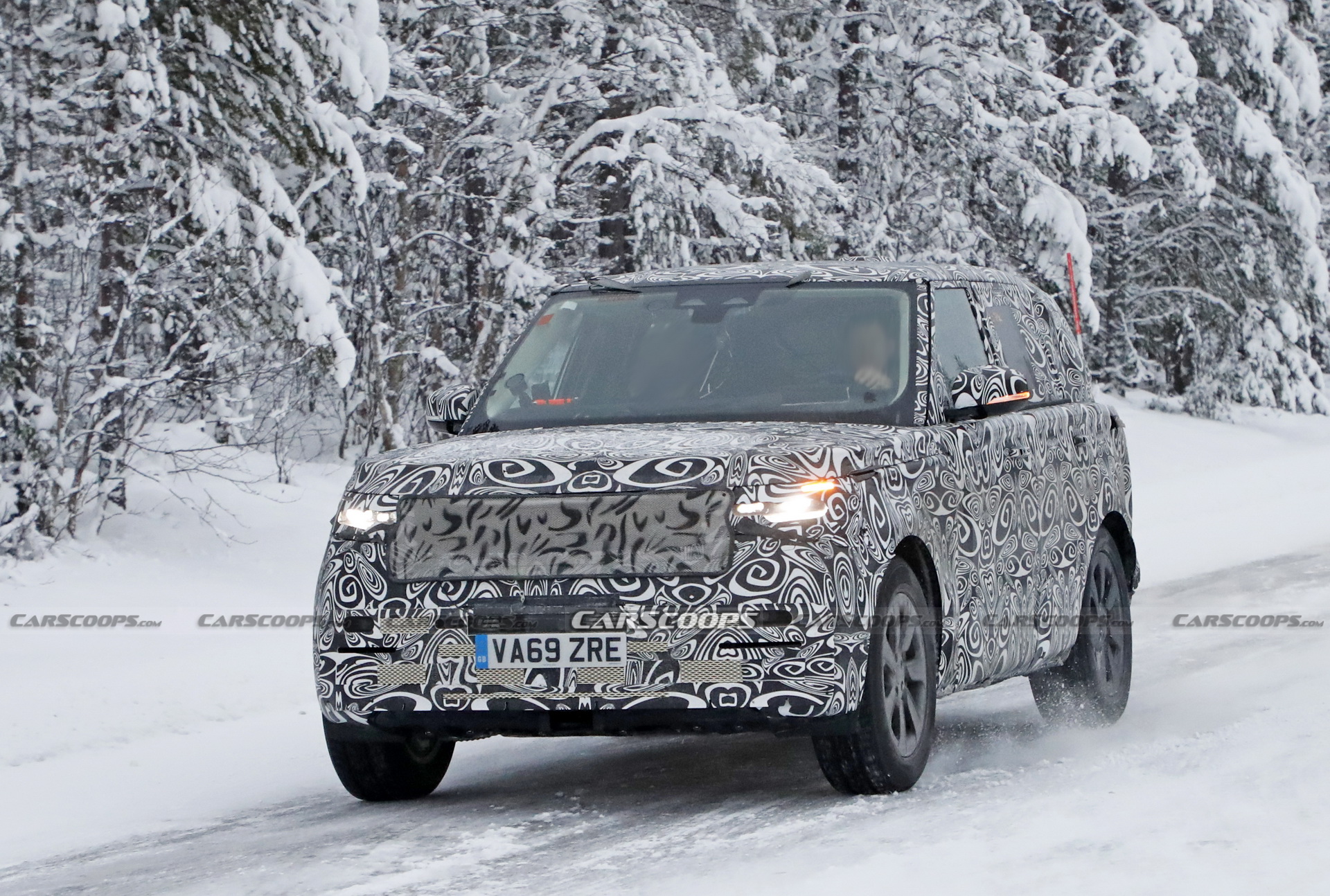 Next-Gen 2022 Range Rover Caught Winter Testing
