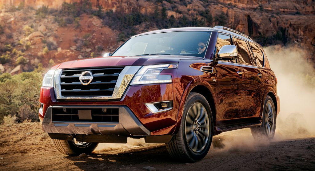  2021 Nissan Armada Goes On The Offensive With Rugged Styling And New Safety Gear