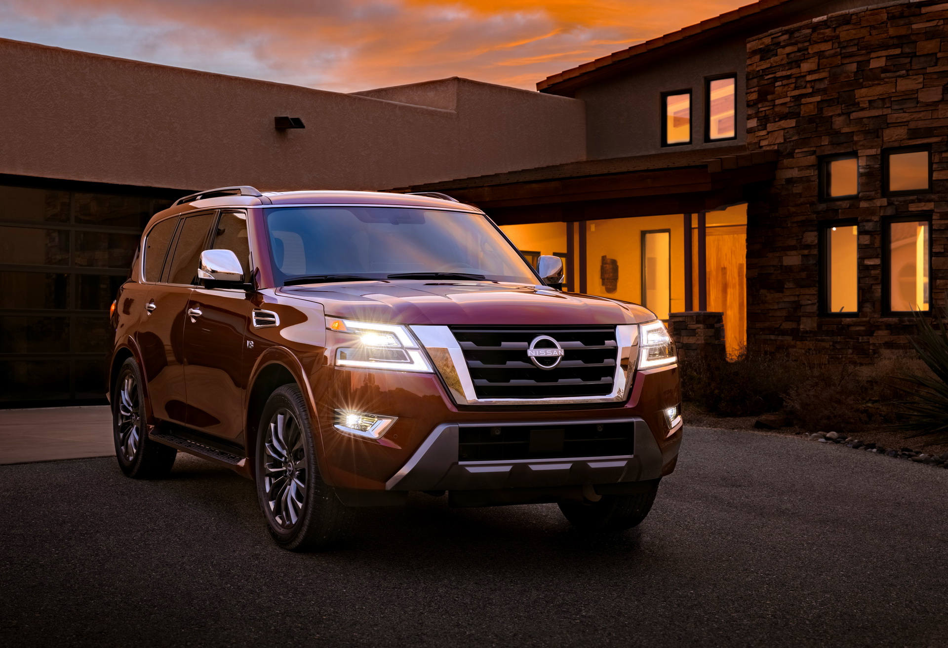 2021 Nissan Armada Goes On The Offensive With Rugged Styling And New Safety Gear