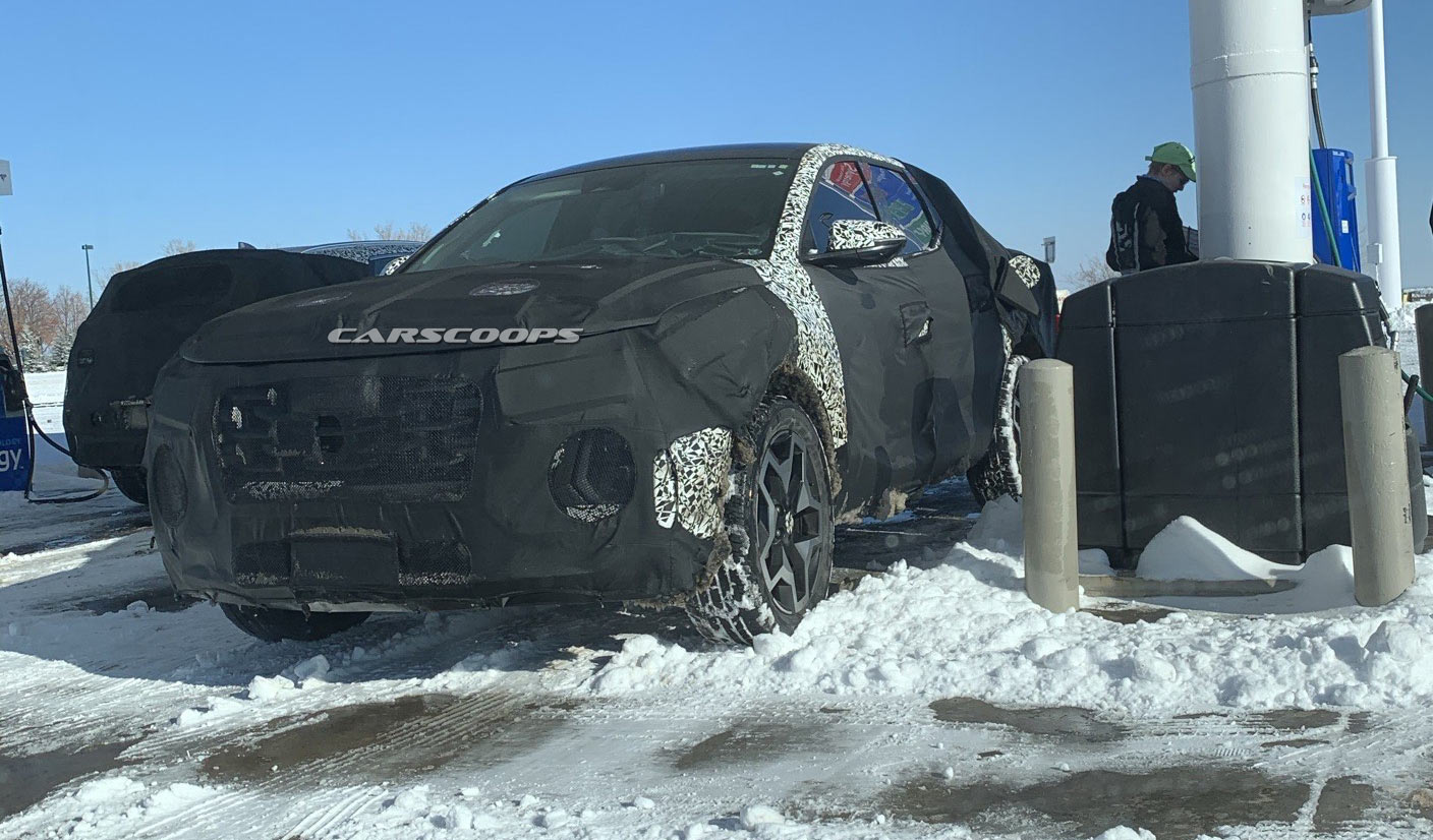 U Spy The 2022 Hyundai Santa Cruz And Genesis GV70