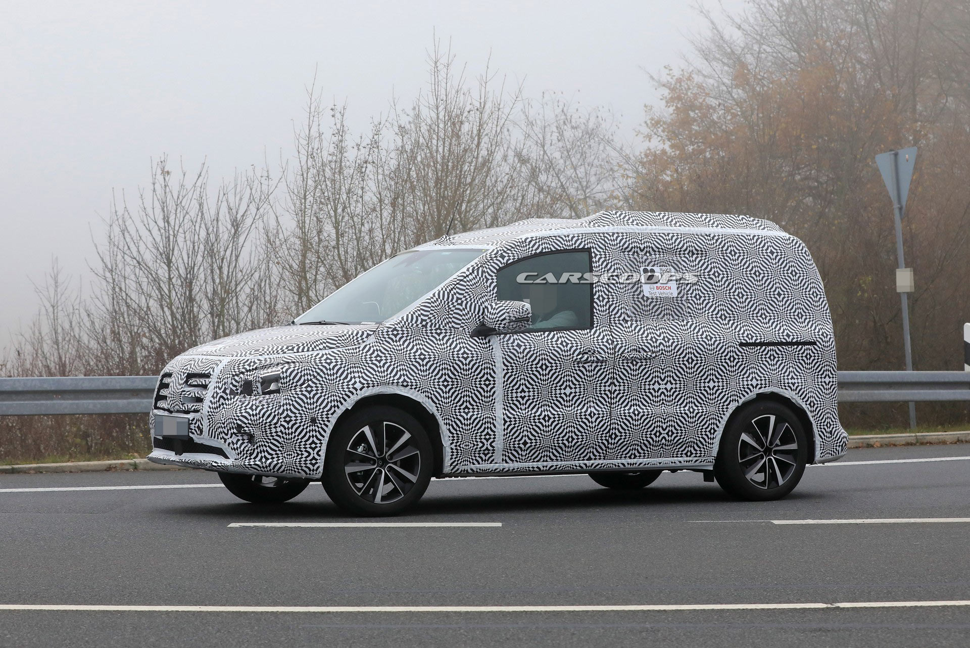 2022 Mercedes Citan / T-Class Spied With Less Disguise
