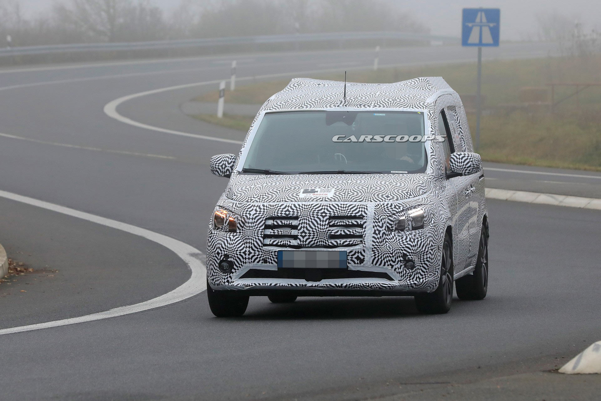 2022 Mercedes Citan / T-Class Spied With Less Disguise