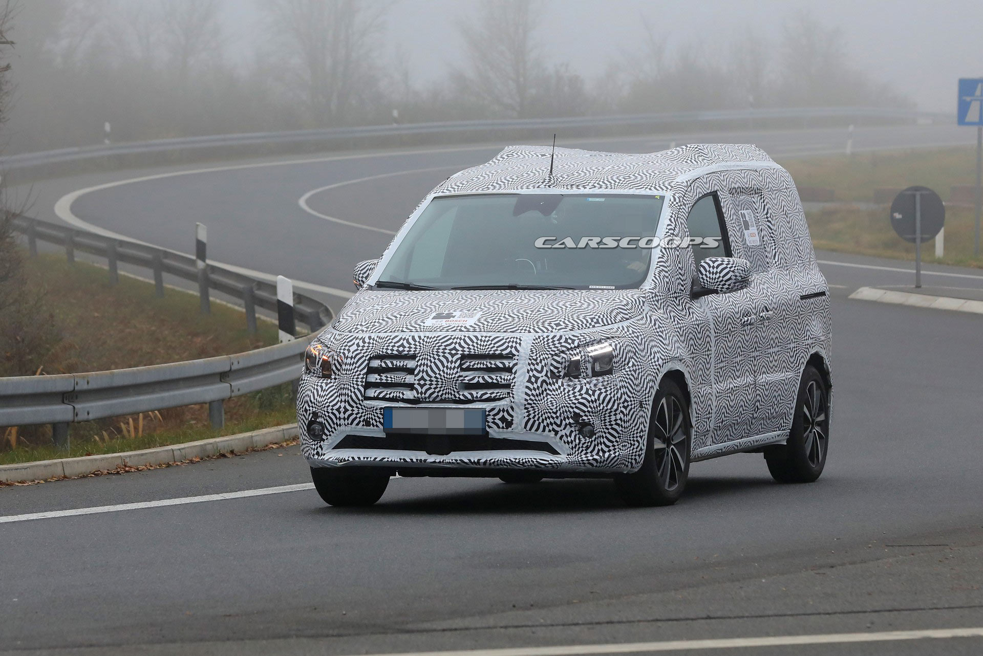 2022 Mercedes Citan / T-Class Spied With Less Disguise