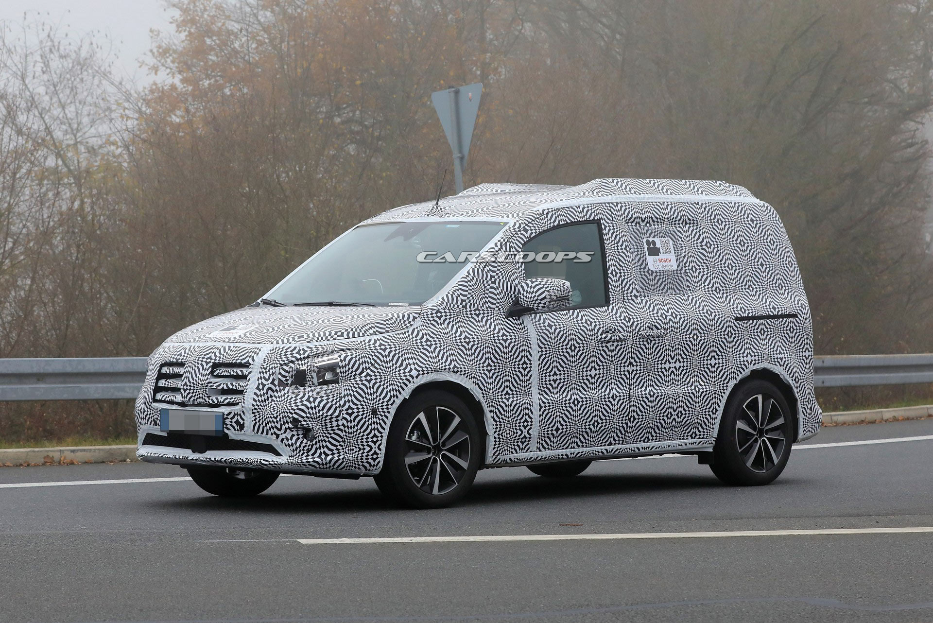 2022 Mercedes Citan / T-Class Spied With Less Disguise