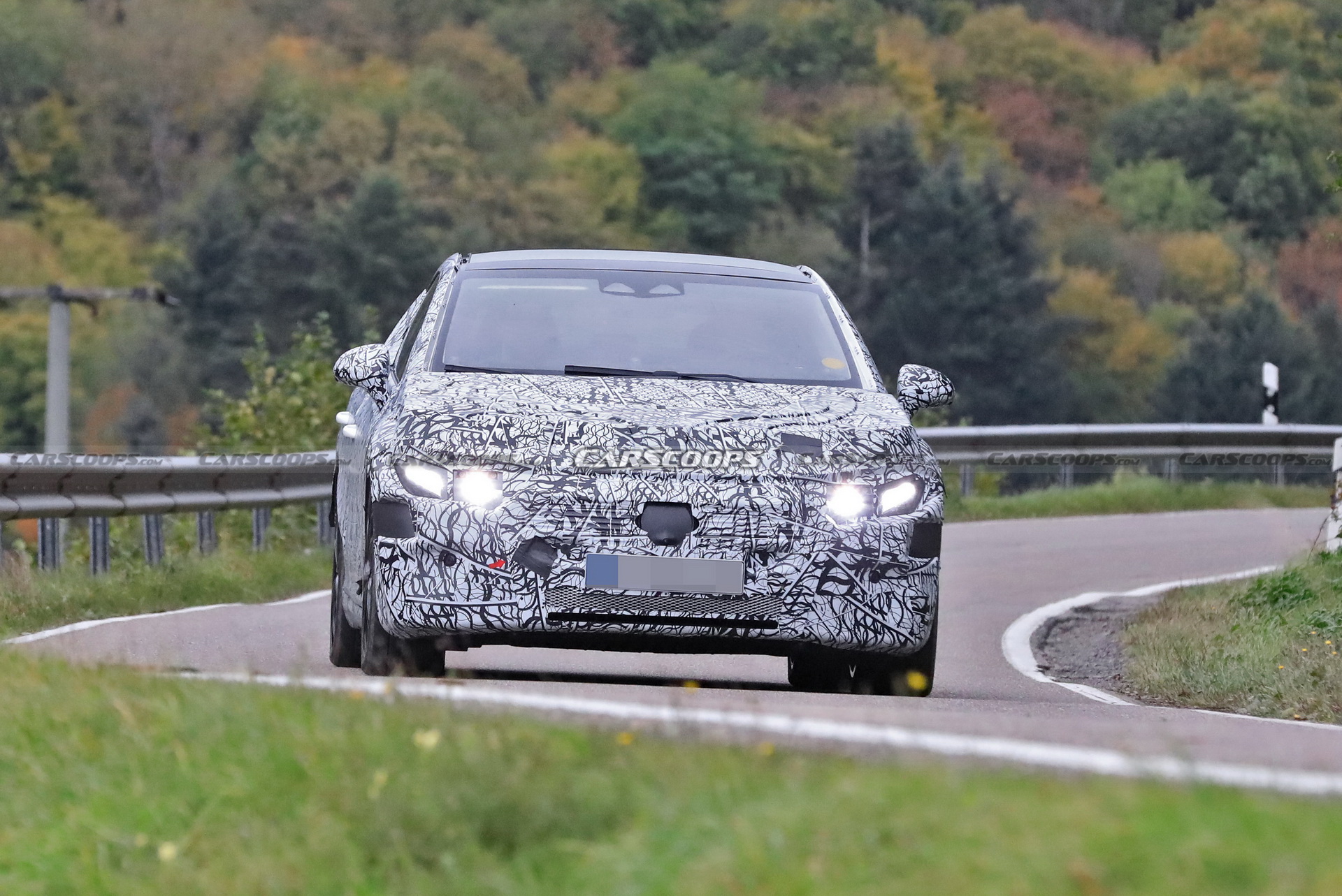 2022 Mercedes EQE Electric Sedan Tries To Hide Its Concept-Car Looks