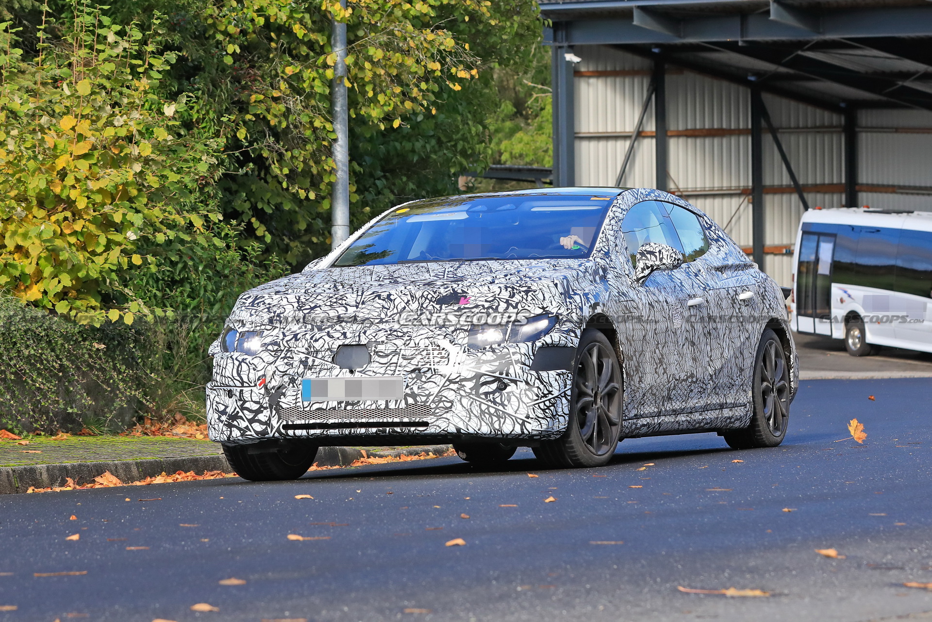 2022 Mercedes EQE Electric Sedan Tries To Hide Its Concept-Car Looks