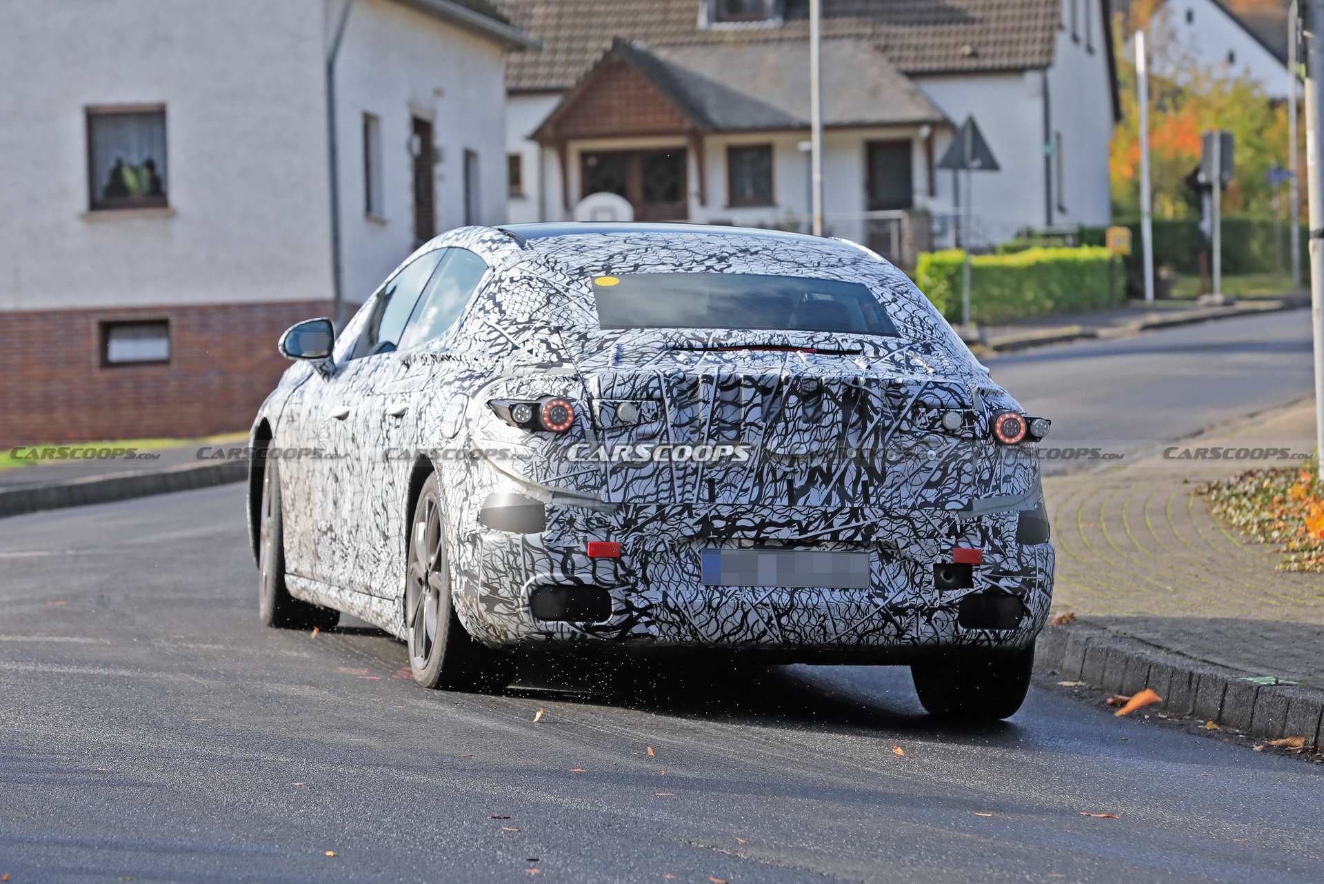 2022 Mercedes EQE Electric Sedan Tries To Hide Its Concept-Car Looks