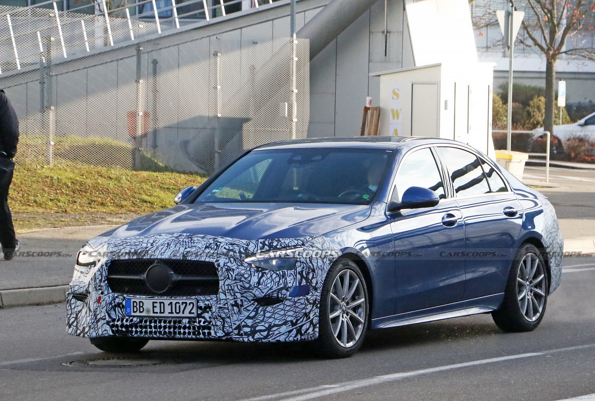 2022 Mercedes C-Class Nears Debut As Prototypes Keep Little Camouflage On