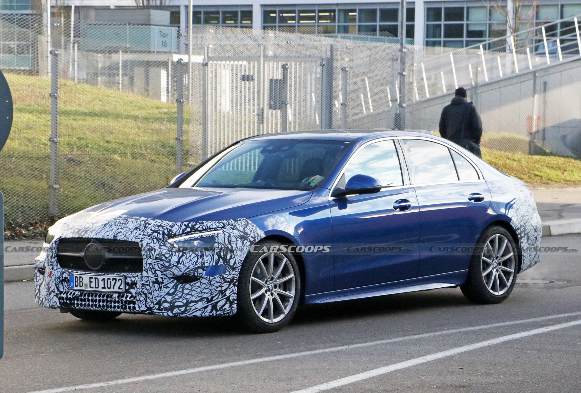 2022 Mercedes C-Class Nears Debut As Prototypes Keep Little Camouflage On