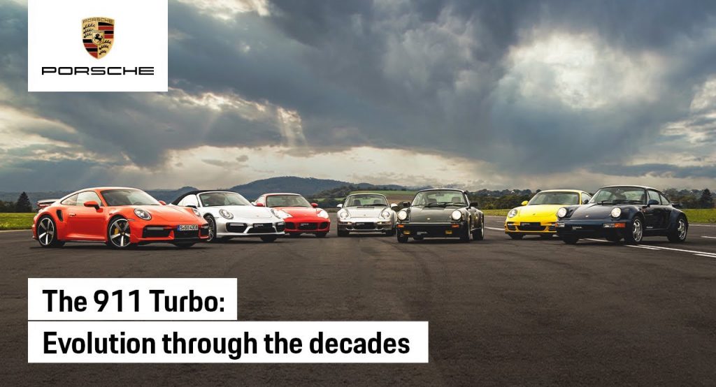 Watch Every Generation Of 911 Turbo Compete In A Drag Race