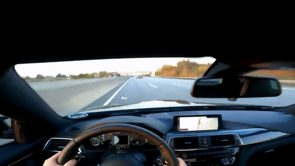 BMW M4 Near Miss