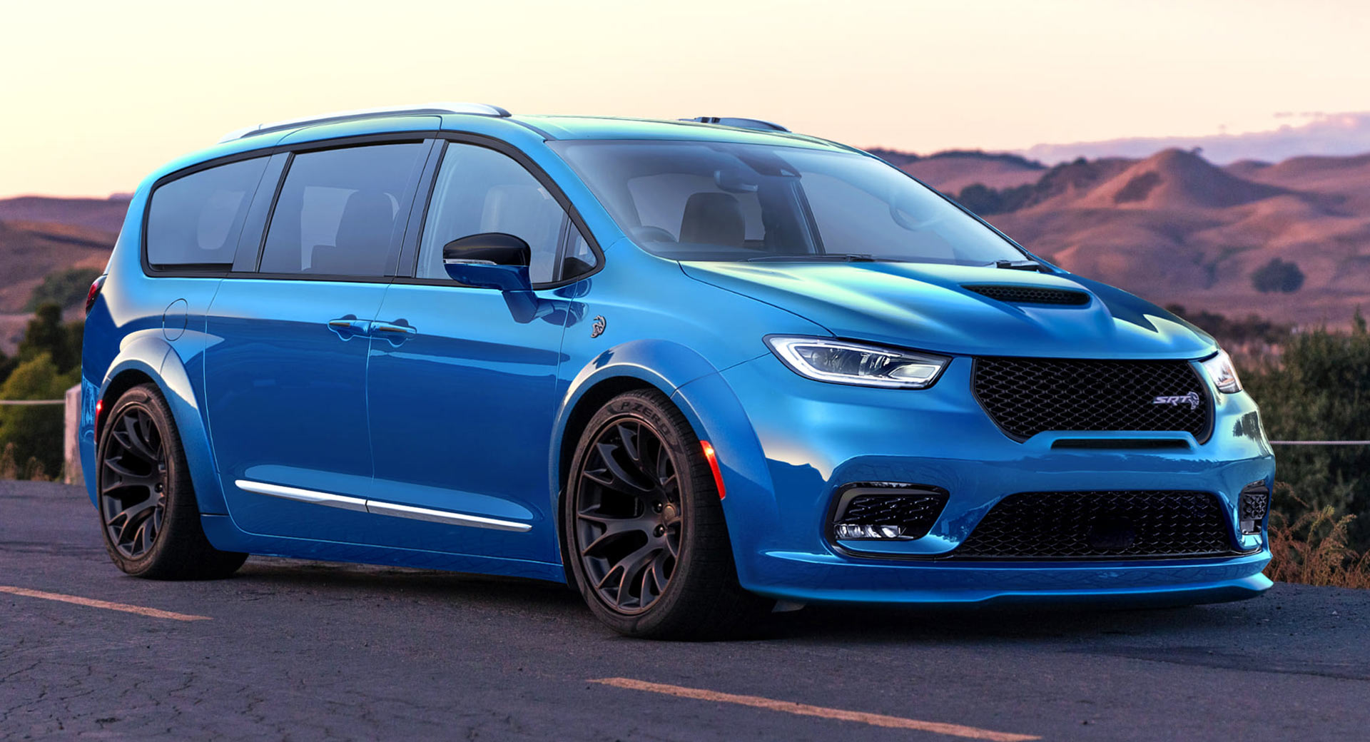 A YouTuber Is Building A Chrysler Pacifica Hellcat Carscoops