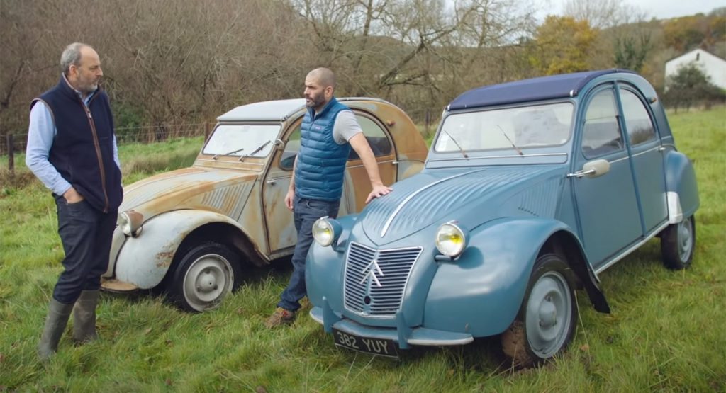  Chris Harris Drag Races His ‘Glorious’ Citroen 2CV Against Another 2CV