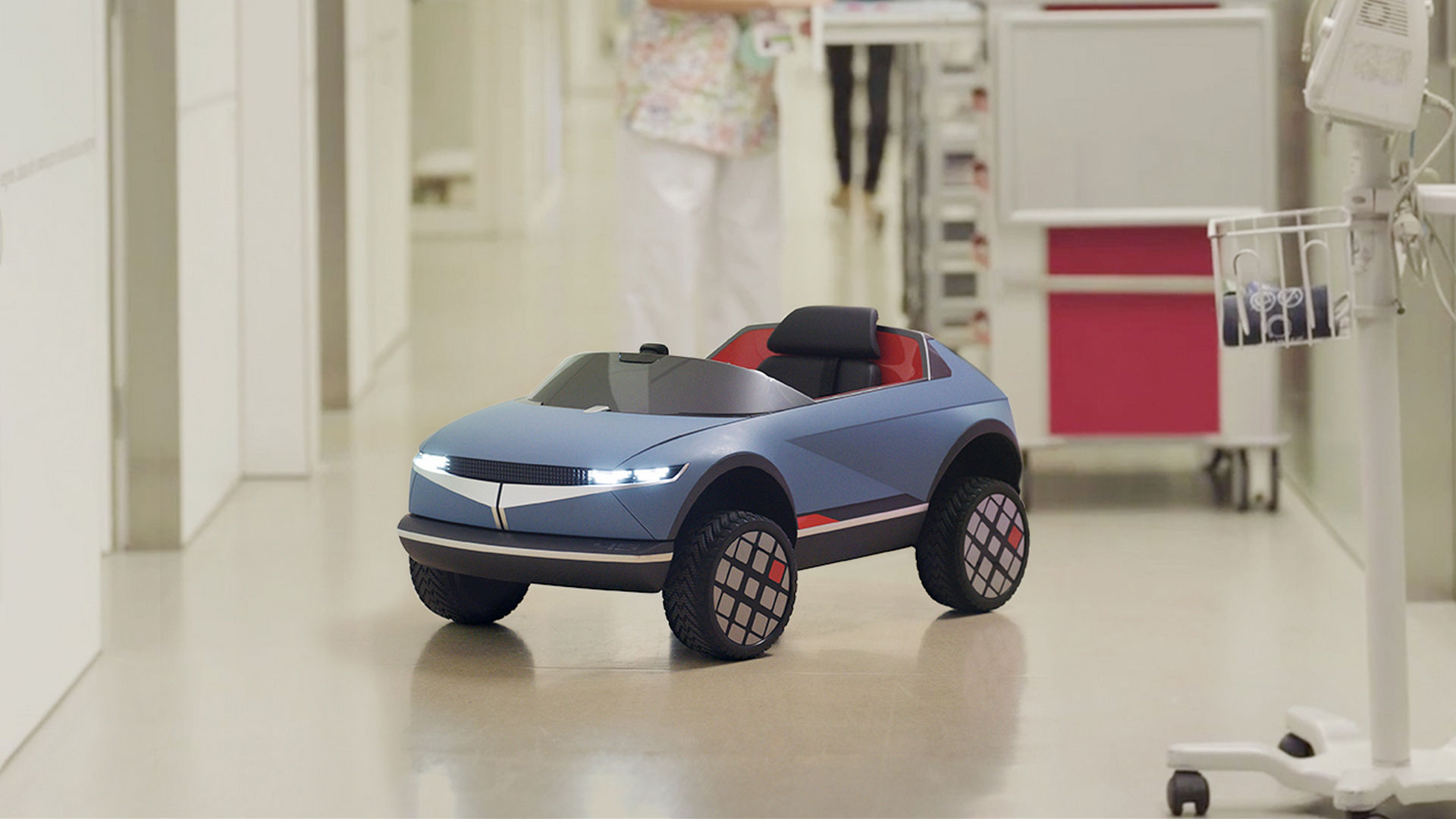 Hyundai Creates A Special 45 EV Minicar For Children’s Barcelona Hospital