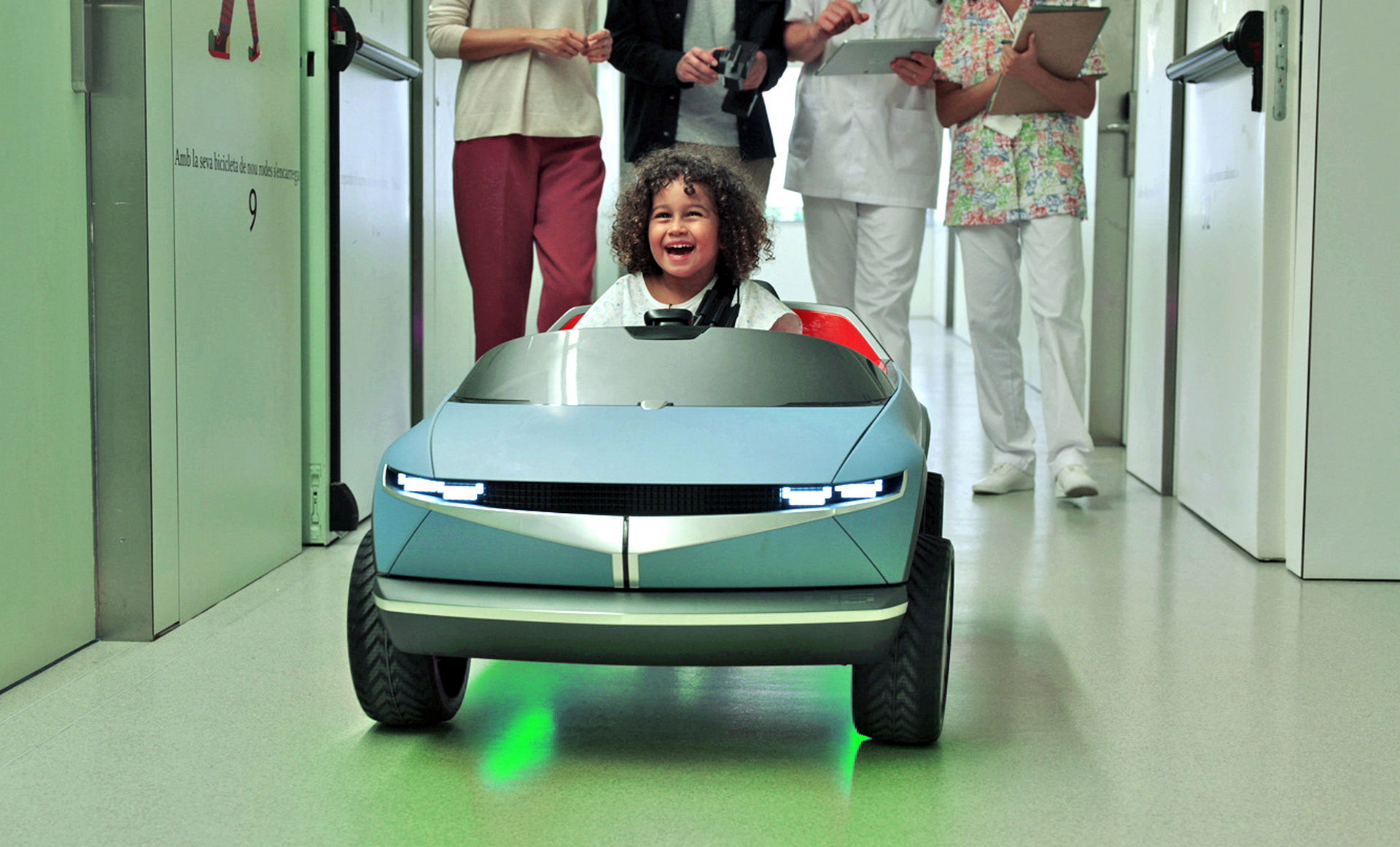 Hyundai Creates A Special 45 EV Minicar For Children’s Barcelona Hospital
