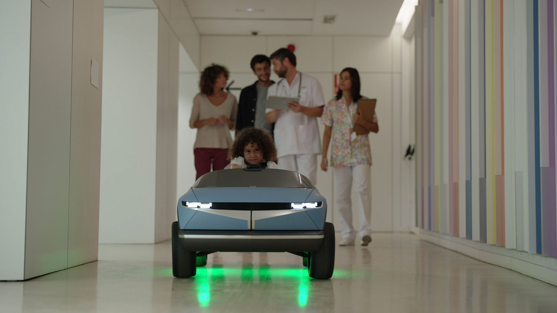 Hyundai Creates A Special 45 EV Minicar For Children’s Barcelona Hospital