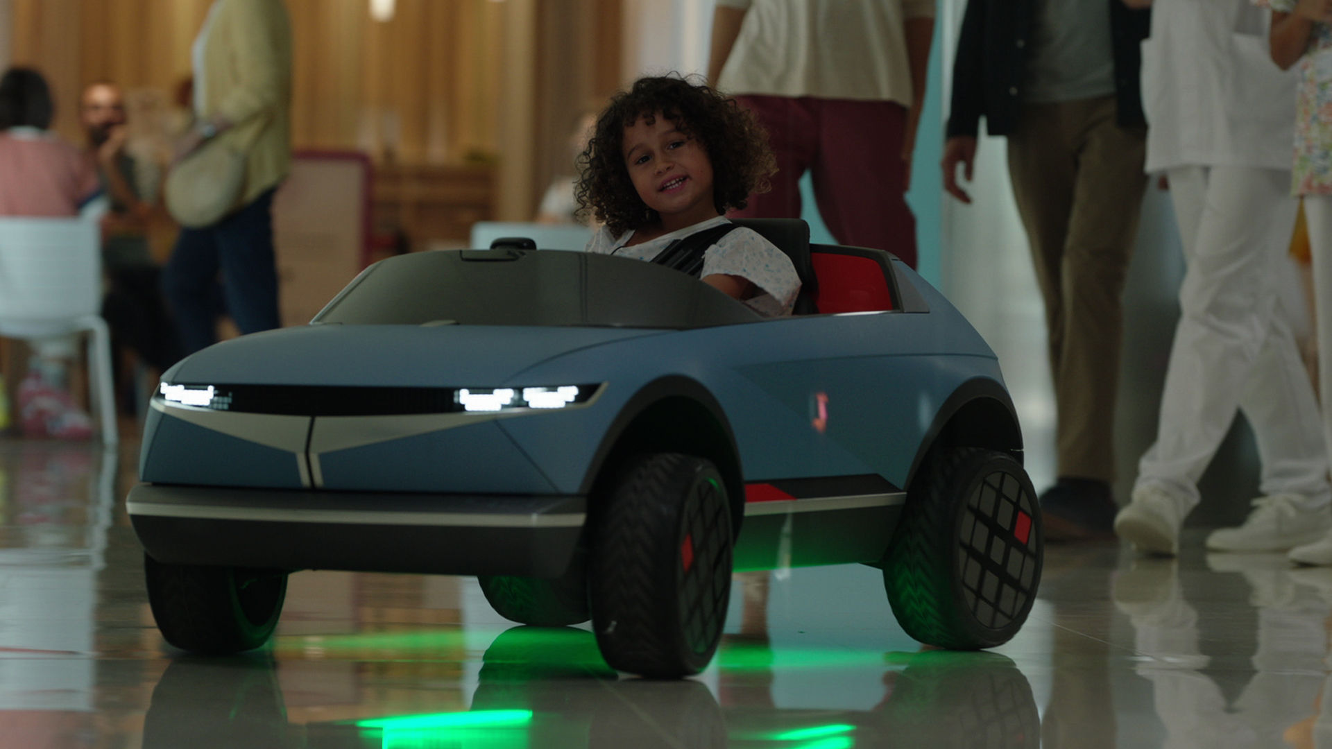 Hyundai Creates A Special 45 EV Minicar For Children’s Barcelona Hospital