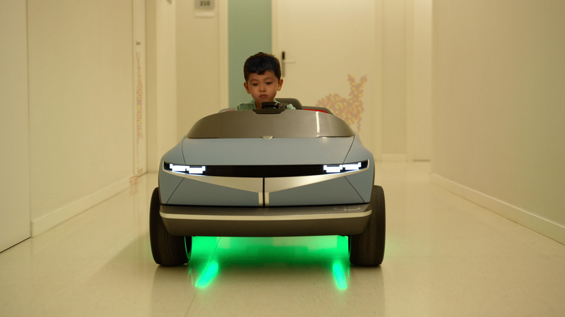 Hyundai Creates A Special 45 EV Minicar For Children’s Barcelona Hospital