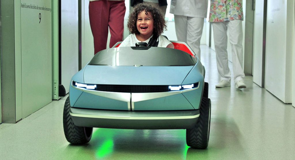 Hyundai Creates A Special 45 EV Minicar For Children’s Barcelona Hospital