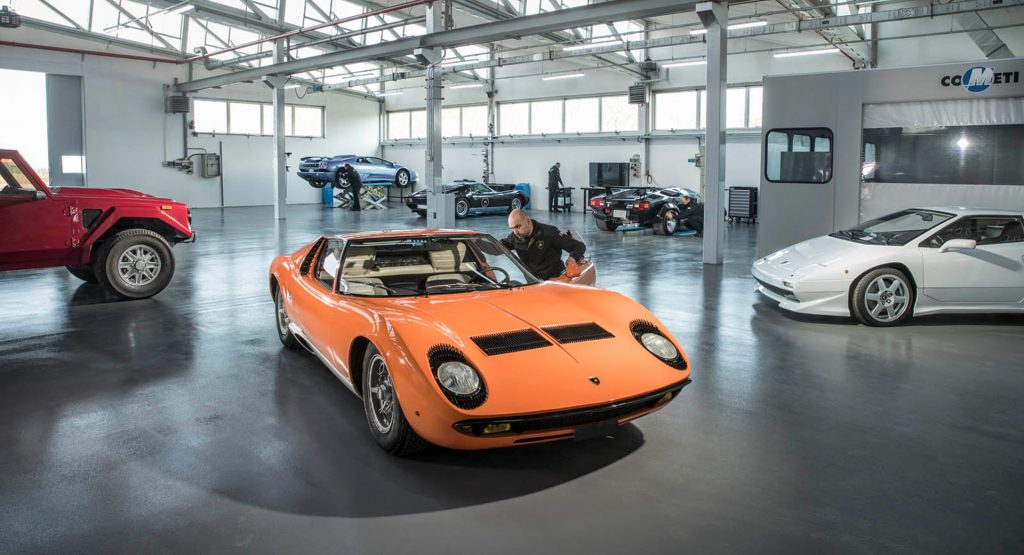  Lamborghini’s Restoration Division Believes Imperfection Is Perfection