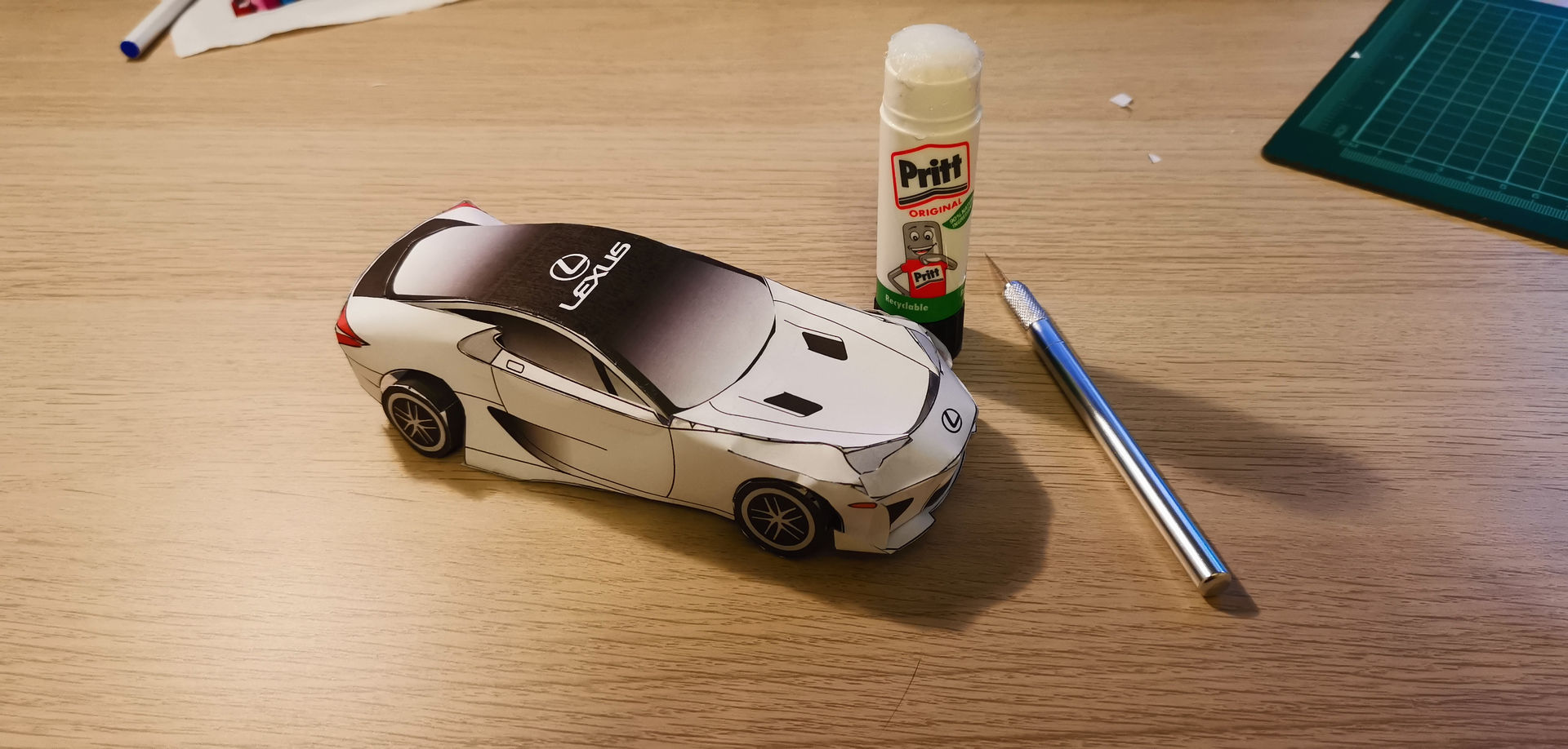 Celebrate 10 Years Of The Lexus LFA By Making Your Own Paper Scale Model