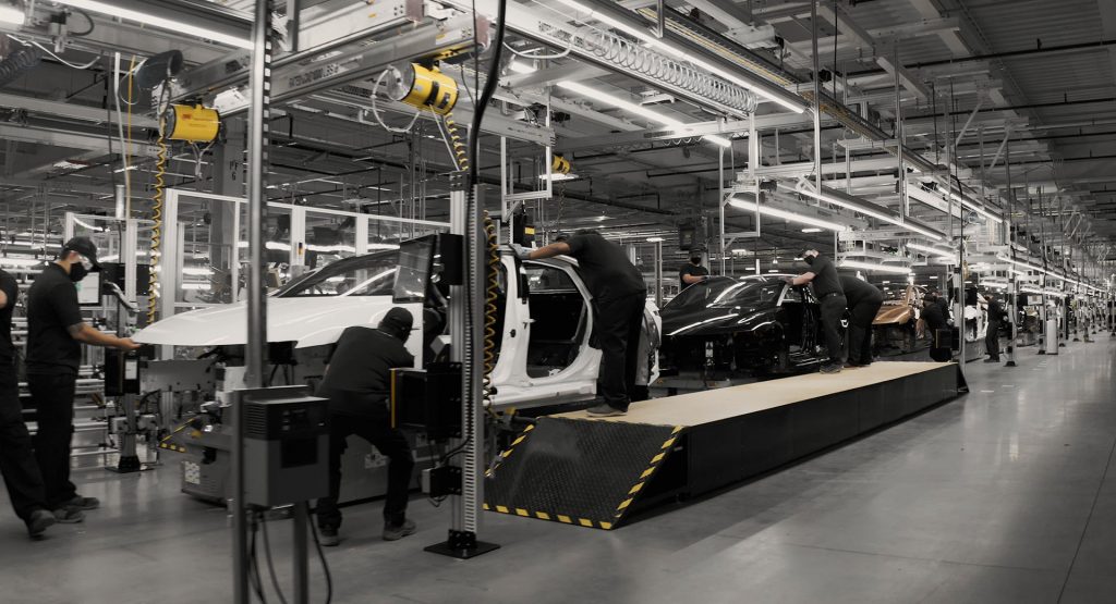 Lucid Reaches Major Construction Milestone At Arizona Factory