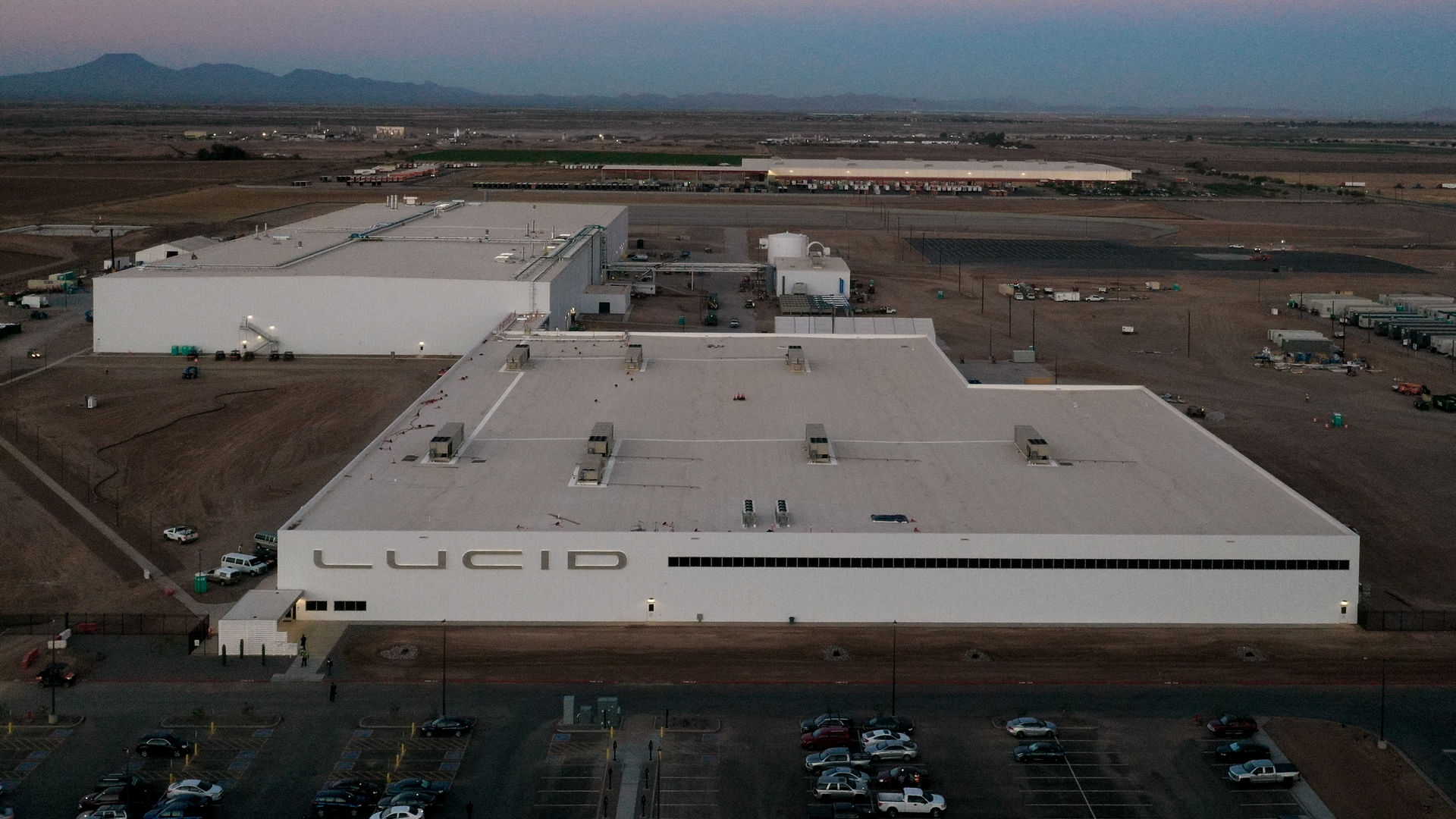 Lucid Reaches Major Construction Milestone At Arizona Factory