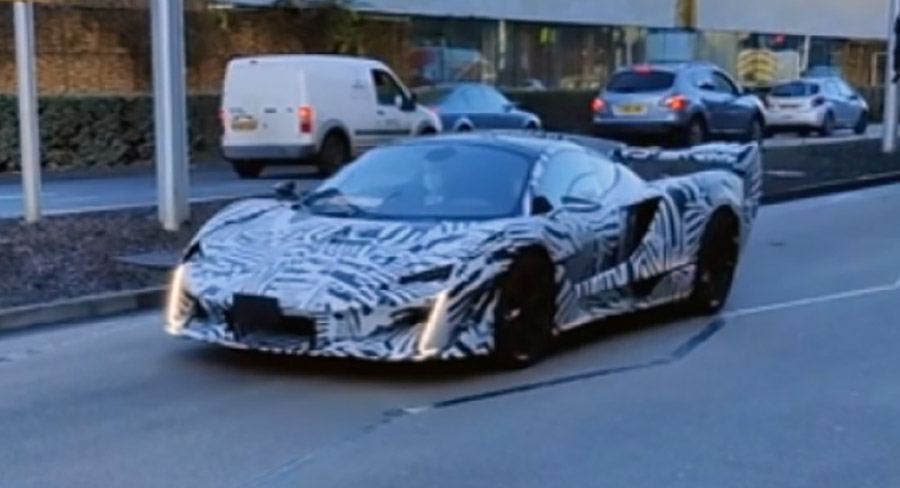  McLaren’s Next Limited Hypercar, The Sabre, Spotted Driving Near Factory