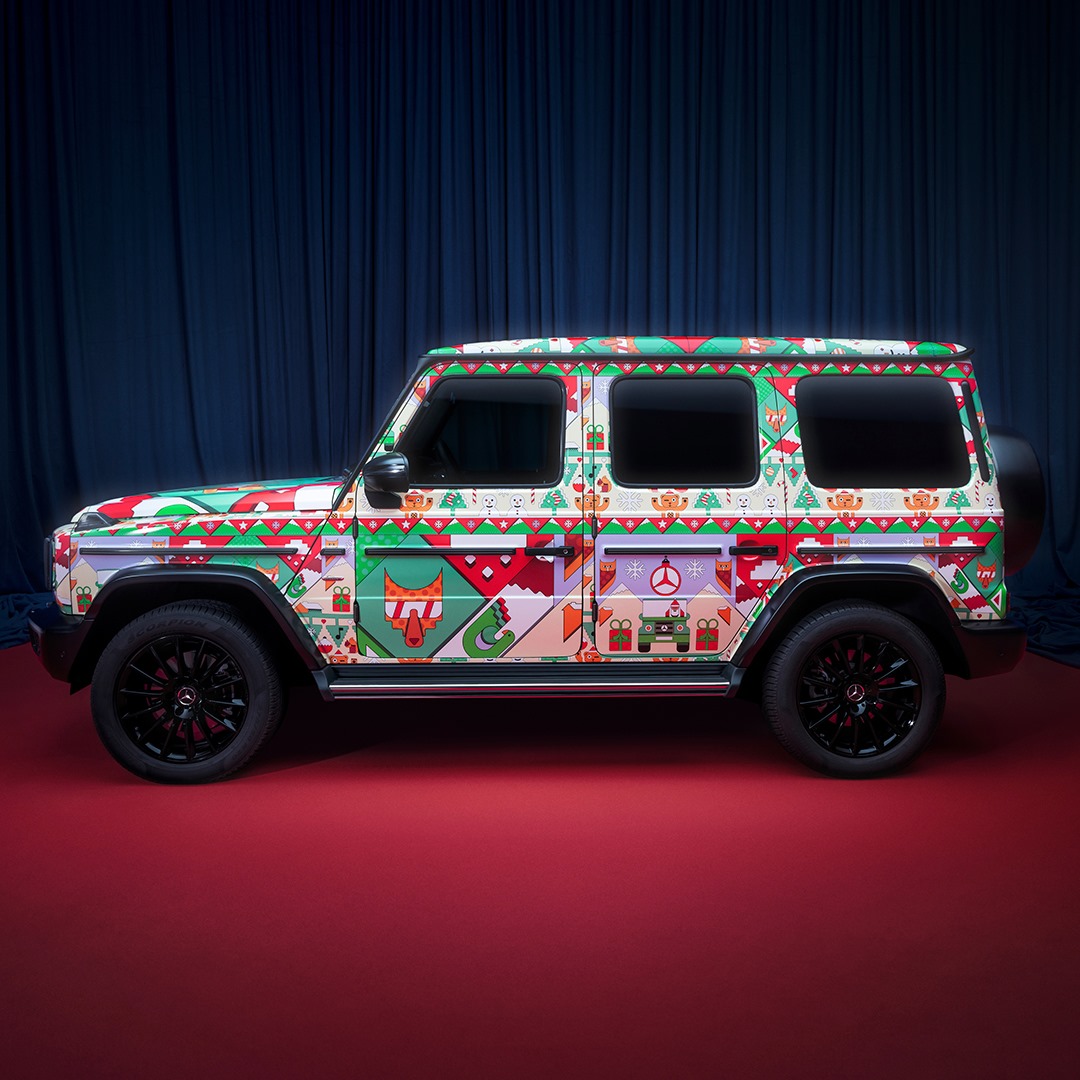 Mercedes-Benz G-Class And AMG GT R Put On Their Ugly Christmas Sweaters