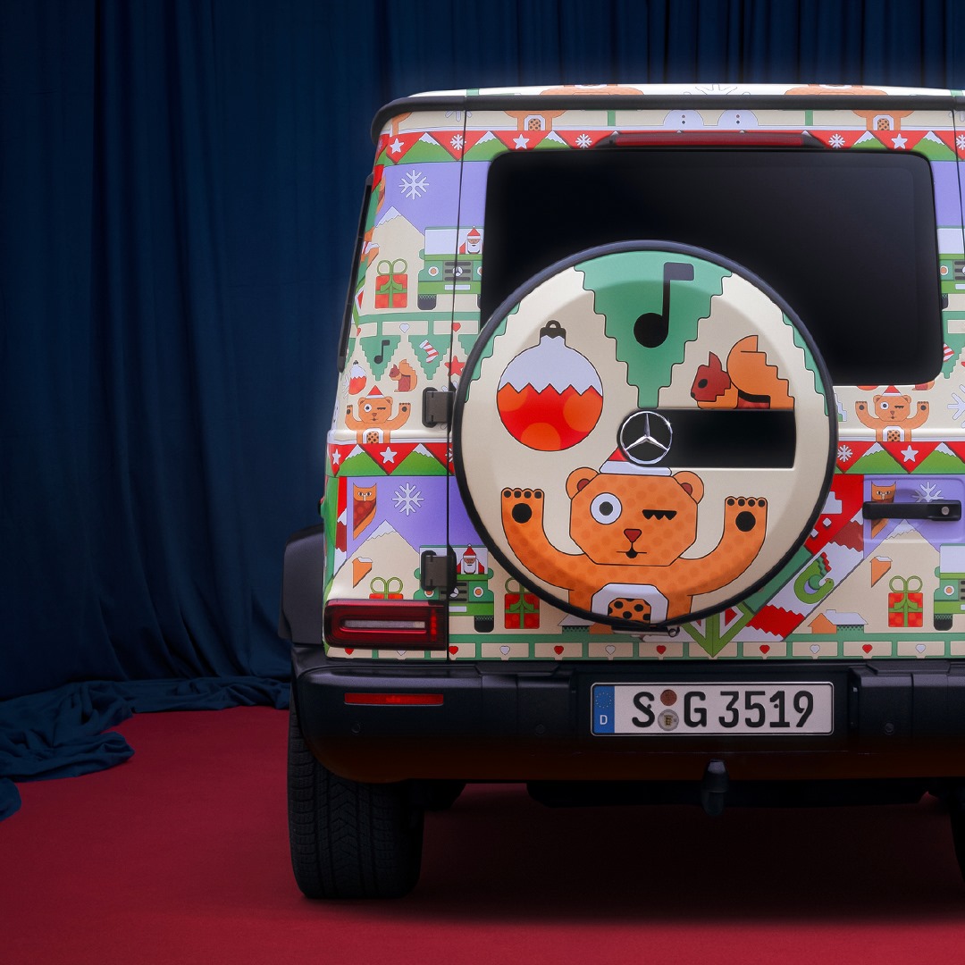 Mercedes-Benz G-Class And AMG GT R Put On Their Ugly Christmas Sweaters