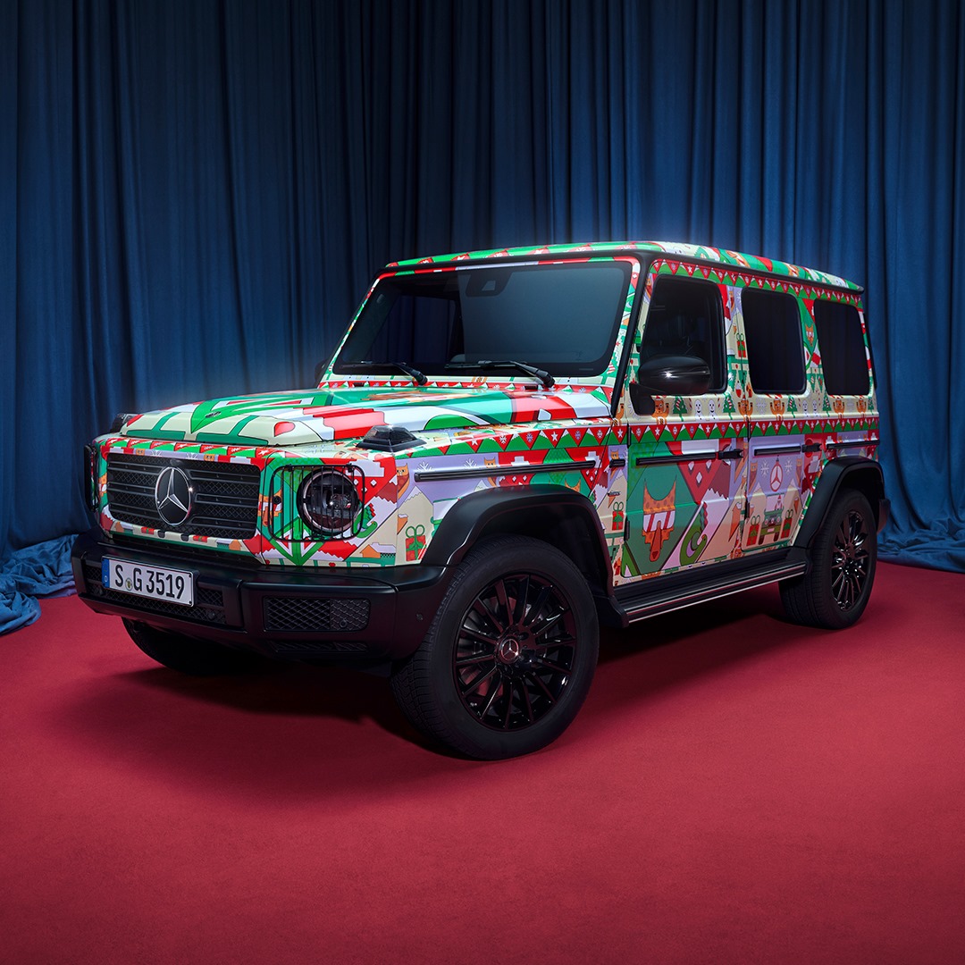 Mercedes-Benz G-Class And AMG GT R Put On Their Ugly Christmas Sweaters