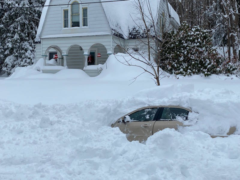 New York Man Trapped Under 4 Feet Of Snow For Ten Hours After Snow Plow Buries His Car