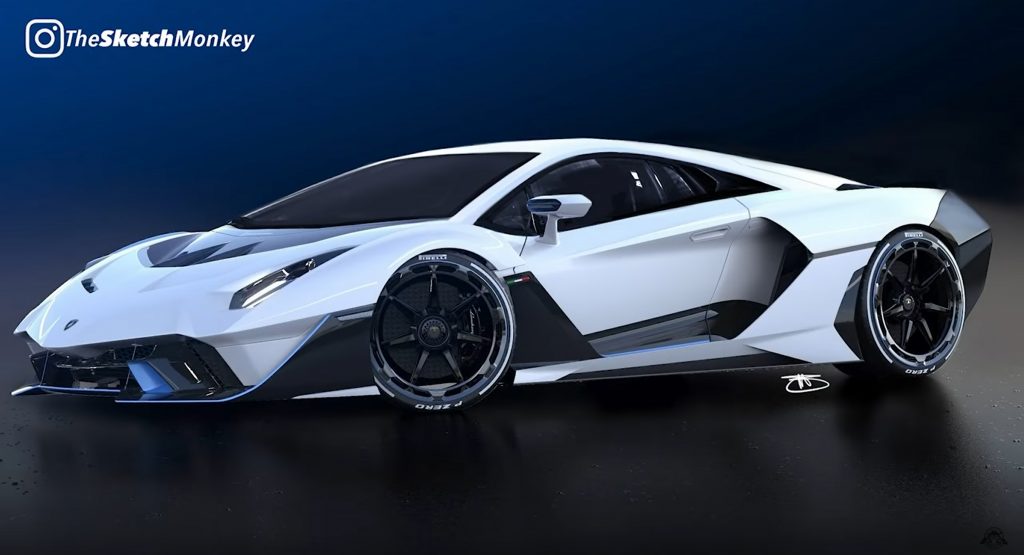  Lamborghini SC20-Inspired Styling Seems To Work Well For Aventador Successor